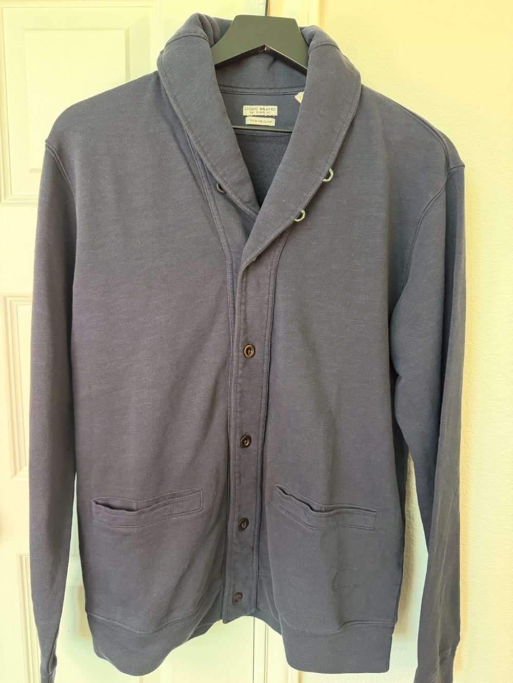 OOBE 161 King Street Hatteras Cardigan – True Navy – Size Small – NWT